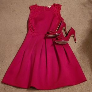 Shoshanna Scuba Midi Dress